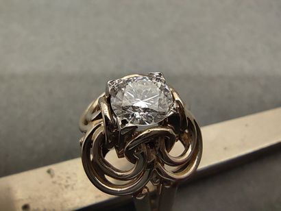 TRAVAIL Français circa 1950

BAGUE dôme en...