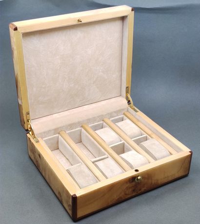 
BOITE de présentation de montres en bois...
