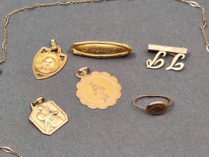 LOT d'or 750° 

Poids : 11,83 g