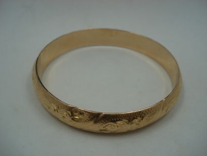 1 Bracelet rigide Or 18kt 27,08 g