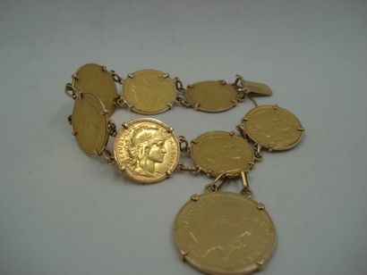 1 Bracelet souple Or 18kt 77,94 g