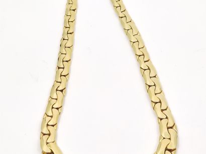 COLLIER en or 750° agrémenté de têtes de...