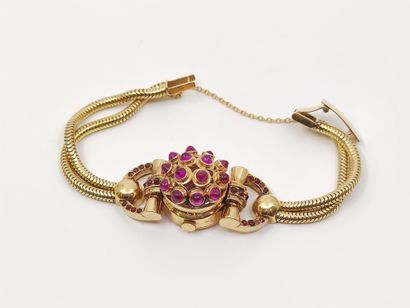 DERMONT - MONTRE bracelet tubogaz, capot...