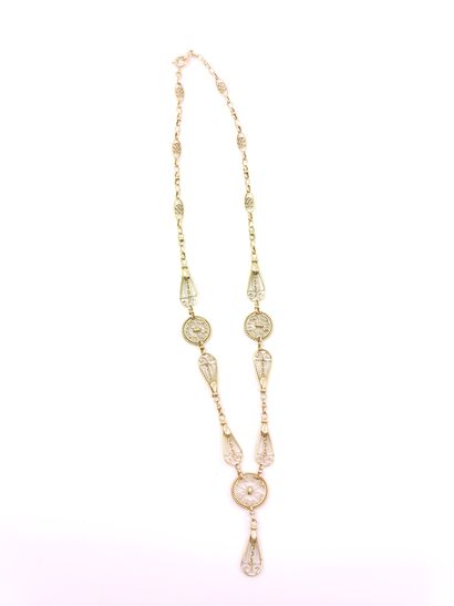 COLLIER collerette en or jaune 750° 

Poids...