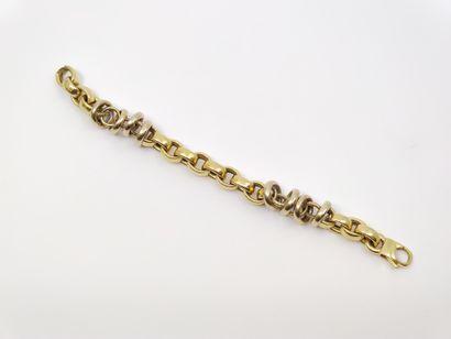 BRACELET en or jaune 750° 

Poids : 32,55...