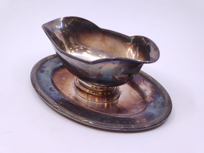CHRISTOFLE

Sauciere en métal argentée de...