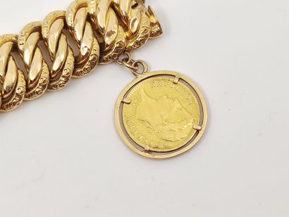 
IMPORTANT bracelet maille américaine en...