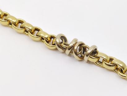 BRACELET en or jaune 750° 

Poids : 32,55...
