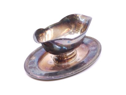 CHRISTOFLE

Sauciere en métal argentée de...