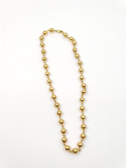 COLLIER marseillais en or jaune 750°

Poids...