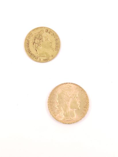 PIECE de 20 francs or au coq 1904 

On y...