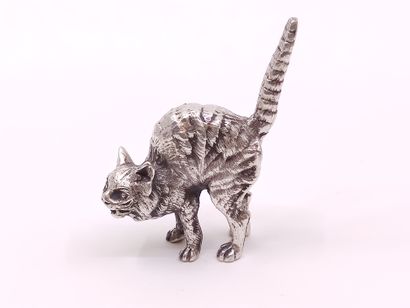 le chat petite sujet en argent

poincon minerve...