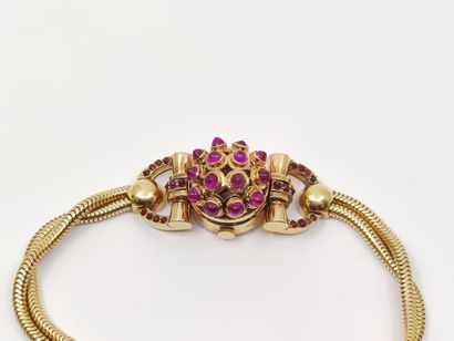 DERMONT - MONTRE bracelet tubogaz, capot...
