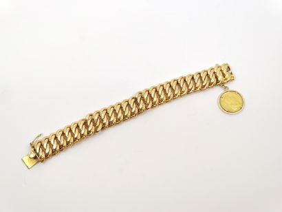 
IMPORTANT bracelet maille américaine en...