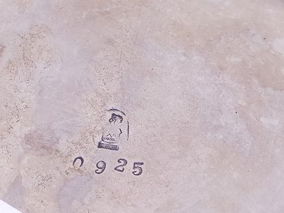 paire de bougeoire en argent de forme balustre,...