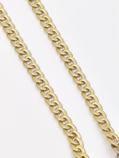 COLLIER en or 18 kt supportant un PENDENTIF...
