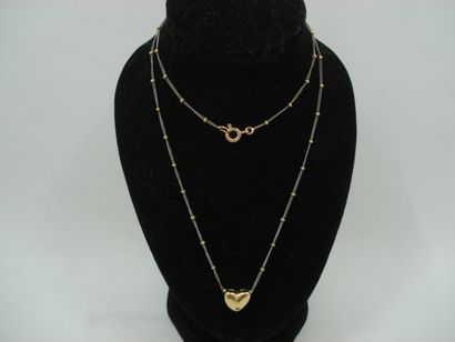 1 Collier Or 18kt 2 tons 4,19 g chaine maille...