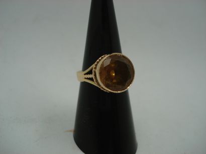 1 Bague Or 18kt et pierre 5,29 g