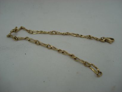 1 Bracelet Or 18kt 1,62 g déterioré