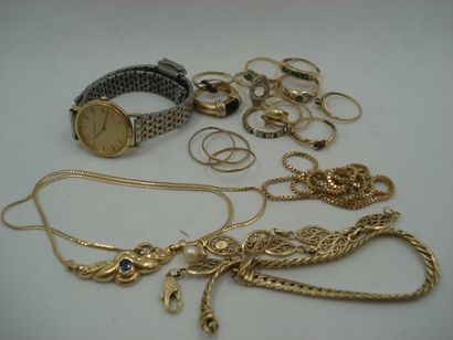 1 Montre ETERNA boitier Or 18kt et bracelet...