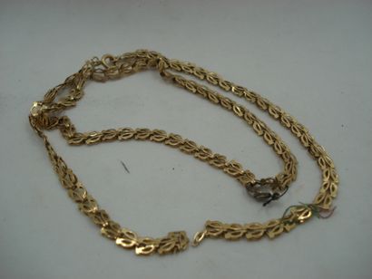 1 Collier Or 18kt 9,49 g fermoir en métal...