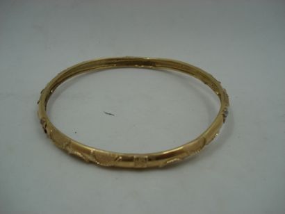 1 Bracelet Or 3 tons 18kt 5,24 g déterio...