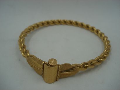 1 Bracelet Or 22kt 50,23 g rigide ouvran...