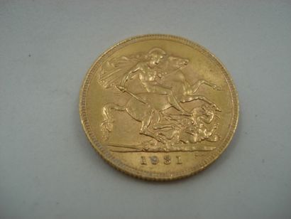 1 Pièce Or 22kt 7,98 g souverain 1931