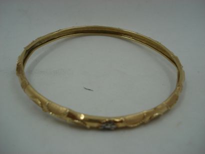 1 Bracelet Or 3 tons 18kt 5,18 g déterio...