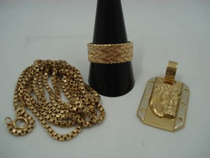 1 Chaîne Or jaune 18kt 16,17 g maille venitienne...