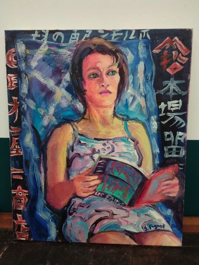 FAGARD

femme lisant

Huile sur toile signe...