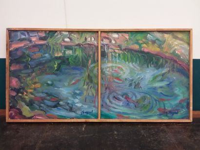 FAGARD 

La mare aux poissons rouges

Diptyque,...