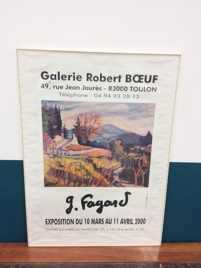 Affiche d'exposition Gallerie Robert Boeuf

FAGARD

10...