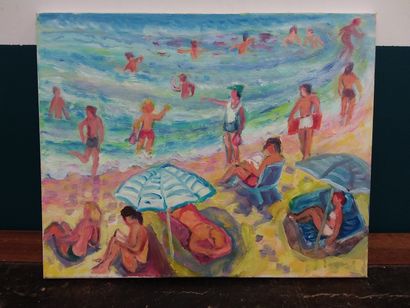 FAGARD 

La plage

Huile sur toile signe...