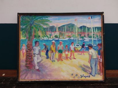 FAGARD 

Les joueurs de pétanque

Huile sur...