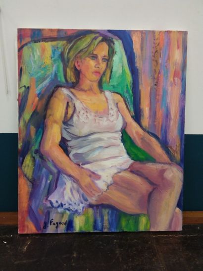 FAGARD

femme en nuisette

Huile sur toile...