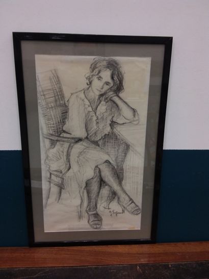 FAGARD 

Méditation

Dessin au fusain encadrée...