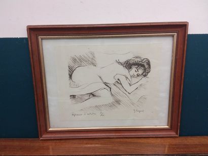 FAGARD 

Jeune fille endormie

Épreuve d'artiste...