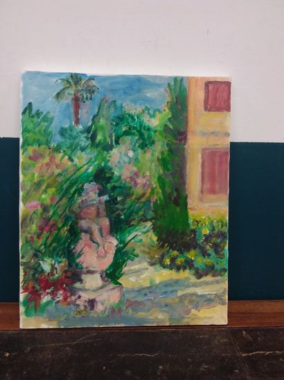 FAGARD 

Provencal Garden 

Oil on canvas...