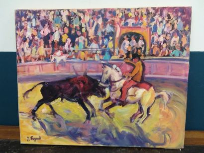 FAGARD 

scène de corrida

Huile sur toile...