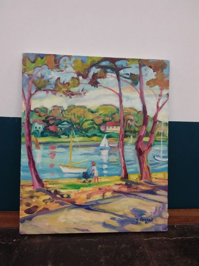 FAGARD 

Bord de rivière

Huile sur toile...