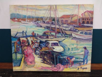 FAGARD 

Le port d ANTIBES

Huile sur toile...