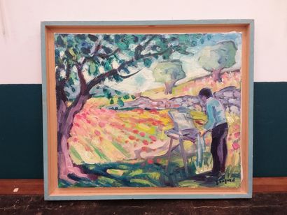FAGARD 

Le peintre sur le motif

Huile sur...