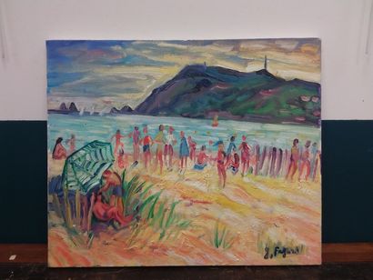 FAGARD 

Plages aux Sablettes 

Huile sur...