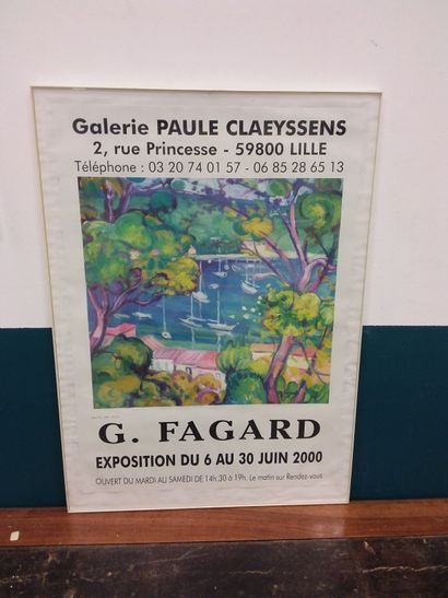 Affiche d'exposition Gallerie Paule Claeyssens

FAGARD...