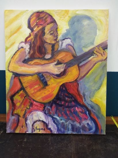 FAGARD

La joueuse de flamenco 

Huile sur...