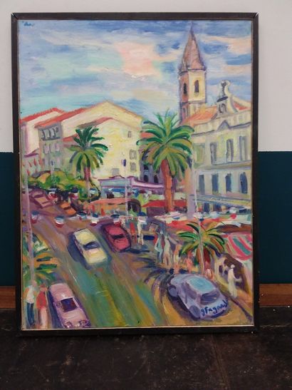 FAGARD

arrivée à SANARY

Huile sur toile...