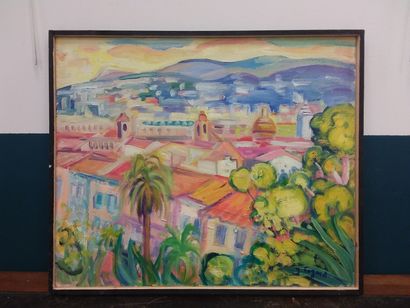 FAGARD 

The roofs of Nice

Oil on canvas...
