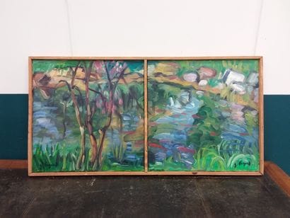 FAGARD 

La mare et ses reflets

Diptyque,...
