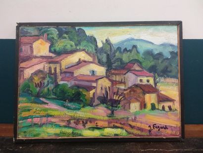 FAGARD 

Small hamlet of Provence 

Oil on...